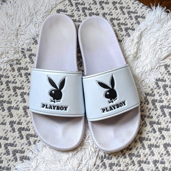 playboy slides shoes